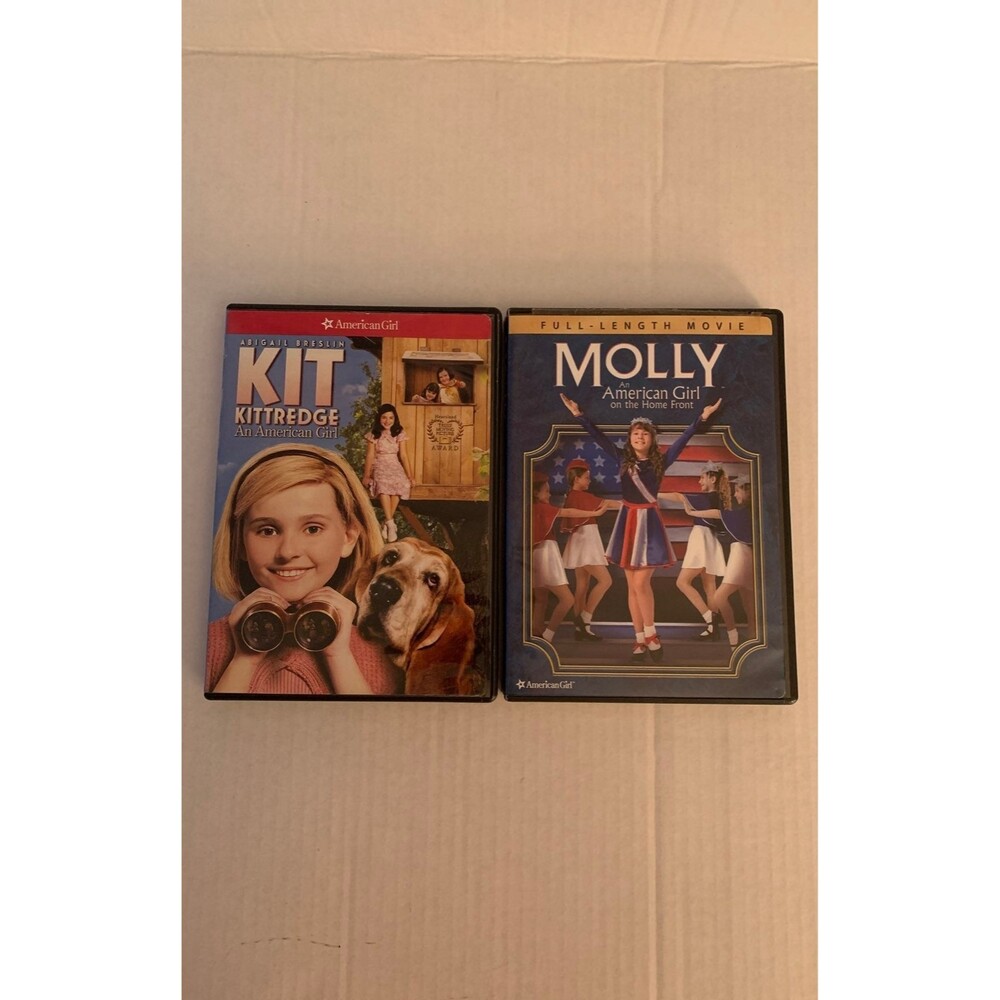 2 American Girl DVDs Kit and Molly